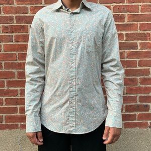 J. Crew Floral Patterned Button Down Shirt